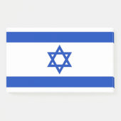 Anmerkungen unter der Flagge Israels Post-it Klebezettel (Vorderseite)