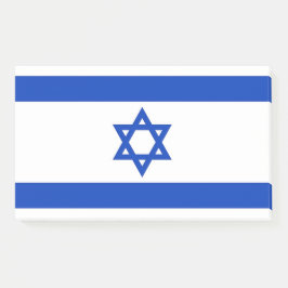 Anmerkungen unter der Flagge Israels Post-it Klebezettel