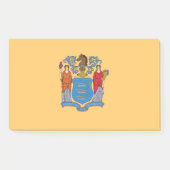 Anmerkungen unter der Flagge New Jersey, USA Post-it Klebezettel (Vorderseite)