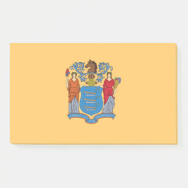 Anmerkungen unter der Flagge New Jersey, USA Post-it Klebezettel