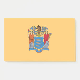 Anmerkungen unter der Flagge New Jersey, USA Post-it Klebezettel