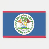 Anmerkungen unter der Flagge von Belize Post-it Klebezettel (Vorderseite)