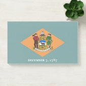 Anmerkungen unter der Flagge von Delaware, USA Post-it Klebezettel (Büro)