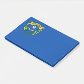 Anmerkungen unter der Flagge von Nevada, USA Post-it Klebezettel (angewinkelt)