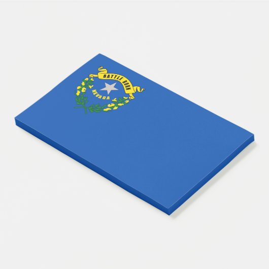 Anmerkungen unter der Flagge von Nevada, USA Post-it Klebezettel (angewinkelt)