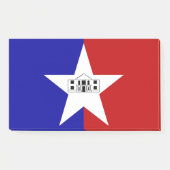 Anmerkungen unter der Flagge von San Antonio, USA Post-it Klebezettel (Vorderseite)