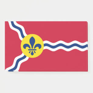 Anmerkungen unter der Flagge von St. Louis, Missou Post-it Klebezettel