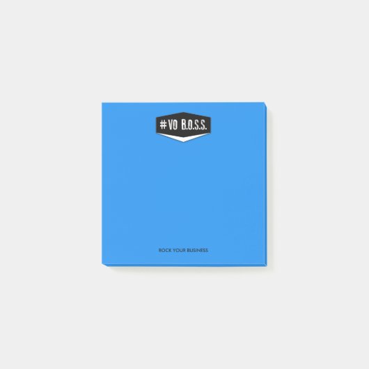 Anmerkungen Vl-CHEF Blau-3 x 3 Post-it Klebezettel (Vorderseite)