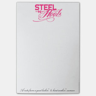 Anmerkungen von einem weiblichen Mitarbeiter Post-it Klebezettel