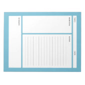 Anmerkungen (Zeile) Notizblock (Vorderseite)