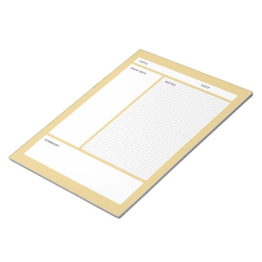 Anmerkungen zu Cornell (Grafik) Notizblock (angewinkelt)