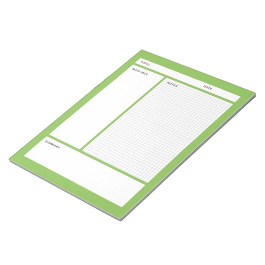 Anmerkungen zu Cornell (Grafik) Notizblock (angewinkelt)