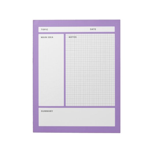 Anmerkungen zu Cornell (Grafik) Notizblock (Rotiert)