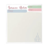 Anmerkungen zu den Serien Notizblock (Vorderseite)