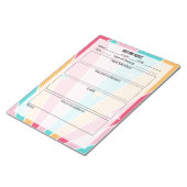 Anmerkungen zu den Sitzungen Notizblock (angewinkelt)