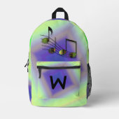 Anmerkungen zu Dubstep Bedruckter Rucksack (Vorderseite)