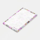 Anmerkungen zu floralen Wasserfarben Post-it Klebezettel (angewinkelt)