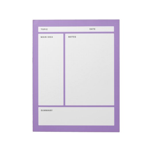 Anmerkungen zu Großbuchstaben (Schlicht) Notizblock (Rotiert)