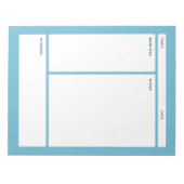 Anmerkungen zu Großbuchstaben (Schlicht) Notizblock (Vorderseite)