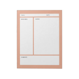 Anmerkungen zu Großbuchstaben (Schlicht) Notizblock