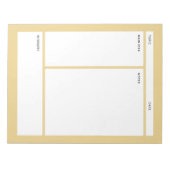 Anmerkungen zu Großbuchstaben (Schlicht) Notizblock (Vorderseite)