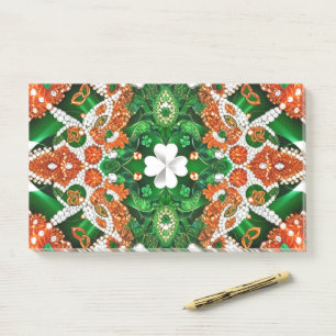 Anmerkungen zu irischen Farben Post-it Klebezettel