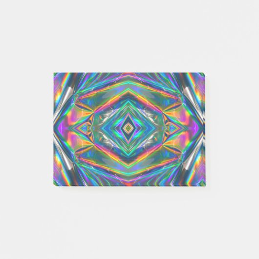 Anmerkungen zu irrisiertem Chrome Post Post-it Klebezettel (Vorderseite)