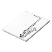 Anmerkungen zu Saxaphone Notizblock (Rotiert)