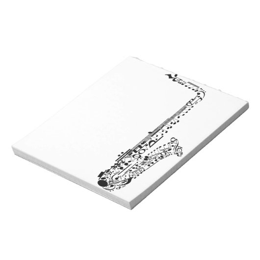 Anmerkungen zu Saxaphone Notizblock (Rotiert)