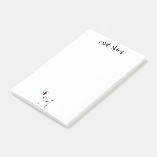 Anmerkungen zu Ziegen Post-it Klebezettel (angewinkelt)