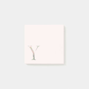 Anmerkungen zum Blumenbrief "Y" Post-it Klebezettel