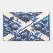 Anmerkungen zum Design von schottischen Thistles Post-it Klebezettel (Vorderseite)