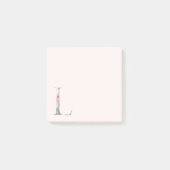 Anmerkungen zum Floralschreiben "L" Post-it Klebezettel (Vorderseite)