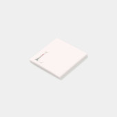 Anmerkungen zum Floralschreiben "L" Post-it Klebezettel (angewinkelt)