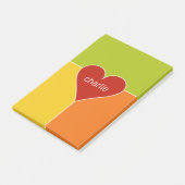 Anmerkungen zum Herzmuster für das benutzerdefinie Post-it Klebezettel (angewinkelt)