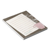 Anmerkungen zum Kaffee Notizblock (angewinkelt)