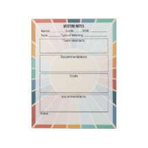 Anmerkungen zum Meeting Notepad - Sun