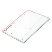 Anmerkungen zum Meeting Notizblock (angewinkelt)