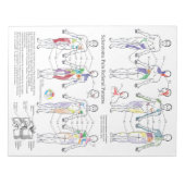 Anmerkungen zum Notepad mit klerotischem Schmerz Notizblock (Vorderseite)