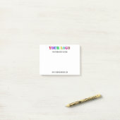 Anmerkungen zum Text-Business-Post für Unternehmen Post-it Klebezettel (Auf Schreibtisch)