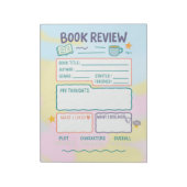 Anmerkungen zur Buchprüfung Leseprotokoll Geschenk Notizblock (Rotiert)