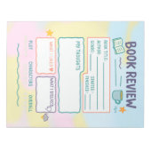 Anmerkungen zur Buchprüfung Leseprotokoll Geschenk Notizblock (Vorderseite)