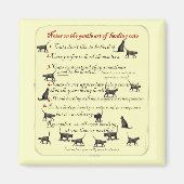 Anmerkungen zur Gentle Art Herding Cats Magnet (Vorne)