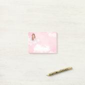 Anmerkungen zur Glaspoptik Post-it Klebezettel (Auf Schreibtisch)