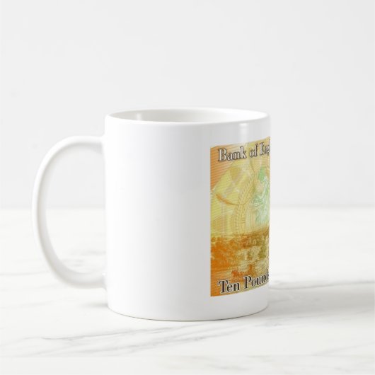 Anmerkungs-Kaffee-Tasse Janes Austen £10 Kaffeetasse (Links)