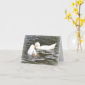 Anmerkungs-Karte: Aylesbury Entlein Karte (Gelbe Blume)