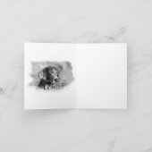 ANMERKUNGS-KARTE DER WASSERFARBE-WEIMARANER MIT KARTE (Innenseite)