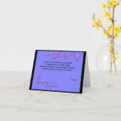 Anmerkungs-Karte für die, die nicht schreiben Karte (Gelbe Blume)