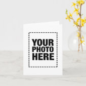 Anmerkungs-Karte - Porträt Karte (Gelbe Blume)