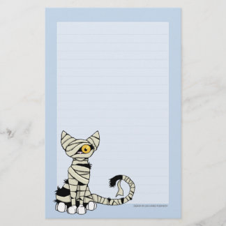 Anmerkungs-Papier der Mama-Katzen-| Halloween Briefpapier